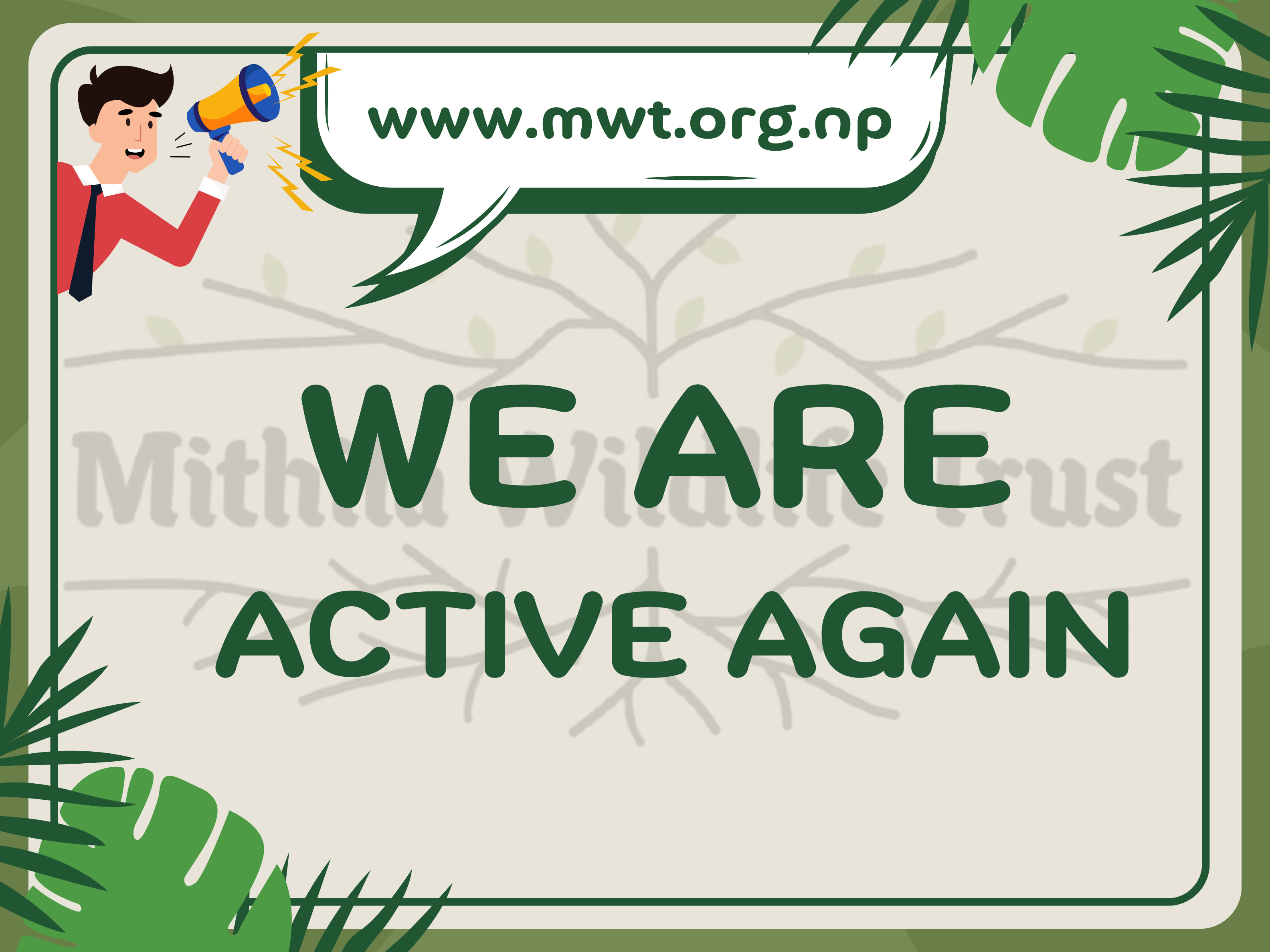 WE ARE ACTIVE AGAIN