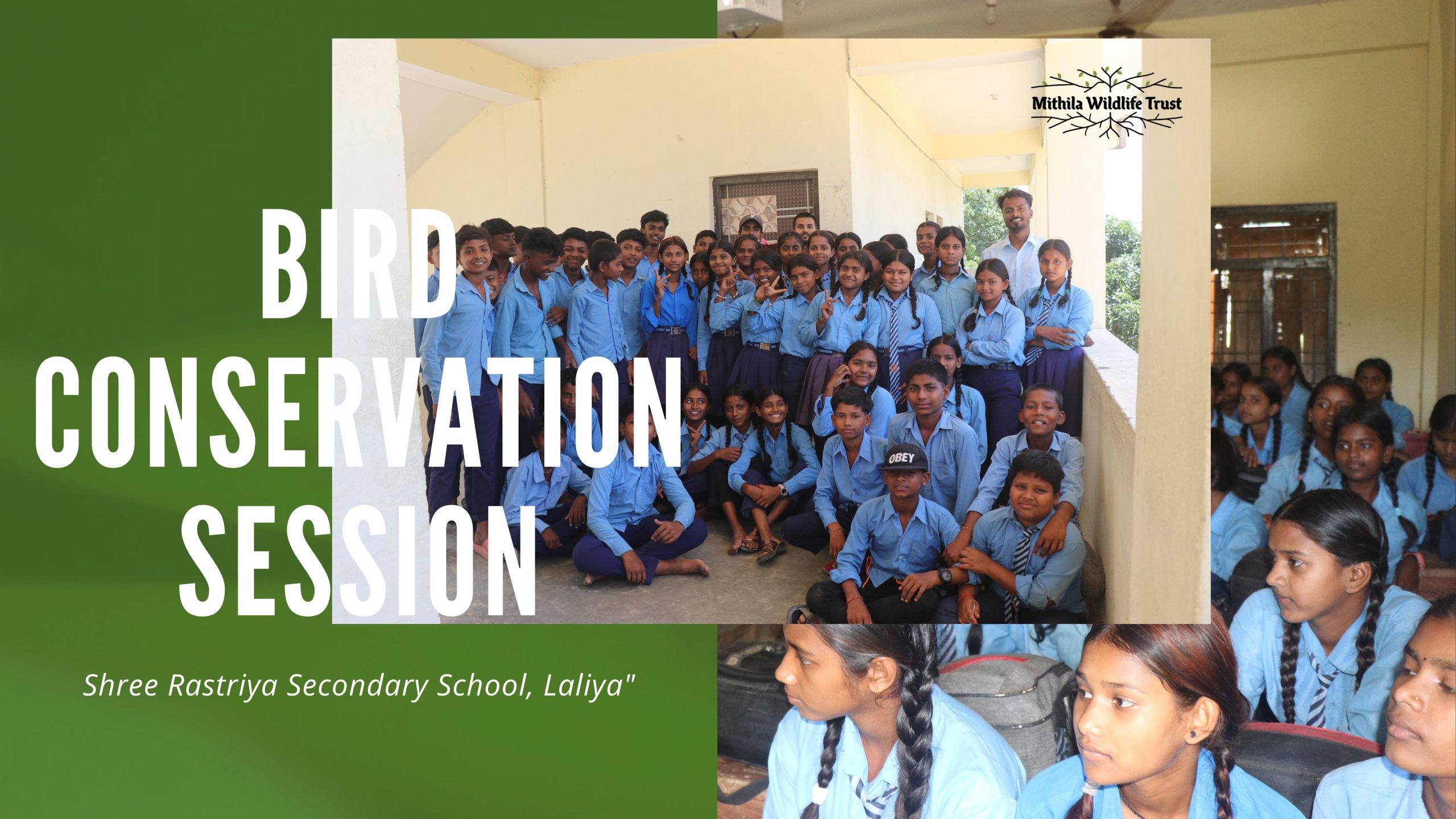 Spreading Wings of Awareness: Bird Conservation Session Held at Shree Rastriya Secondary School, Laliya