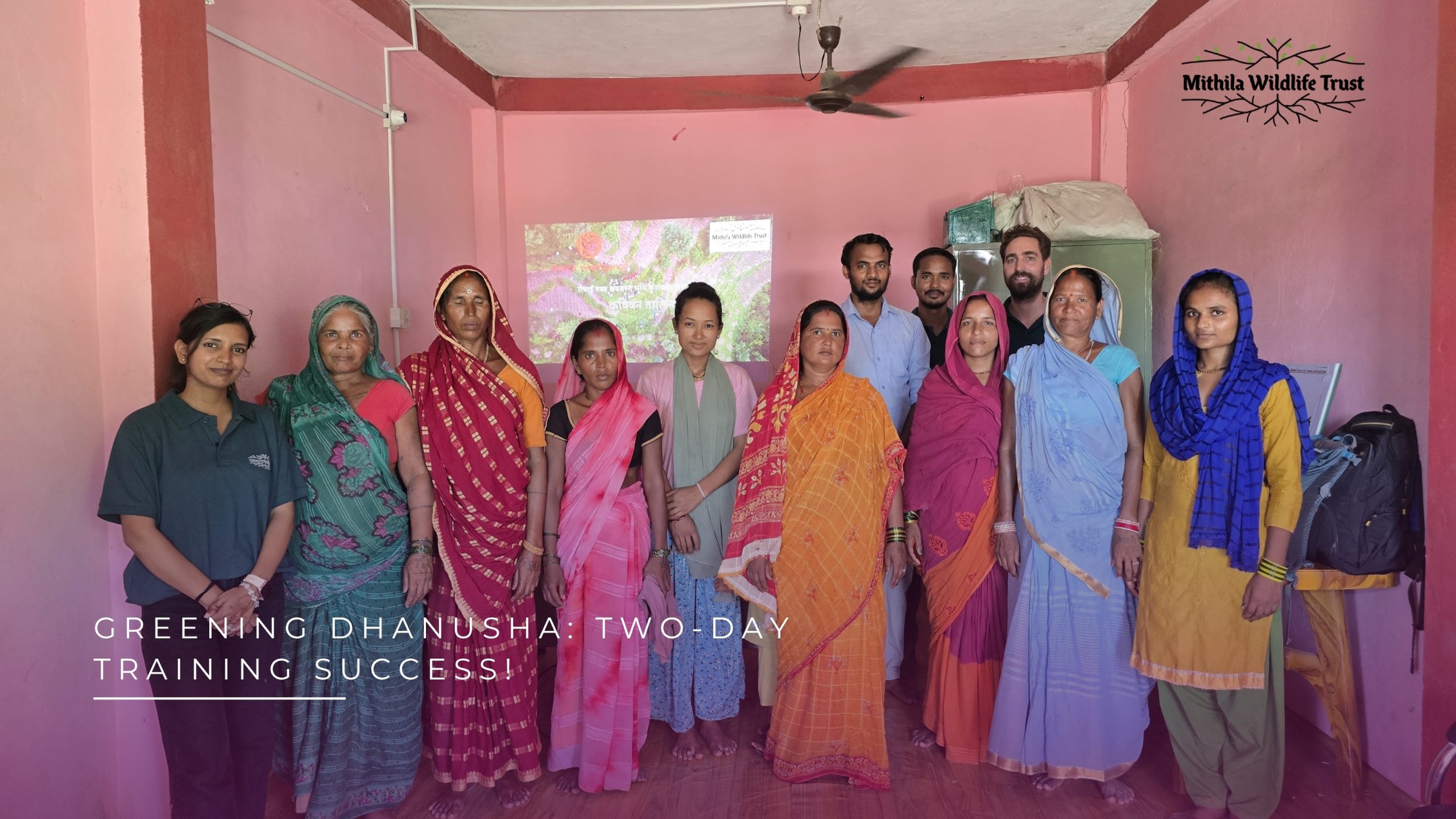 Successfully conducted two days agroforestry and green intelligence (GI) App training.
