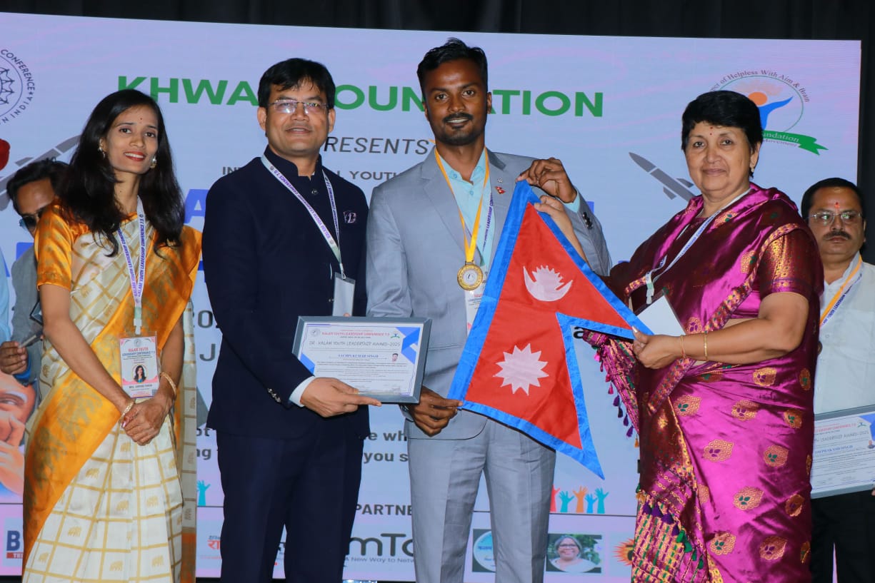 Sachin Kumar Singh Wins Dr. Kalam Youth Leadership Award 2025