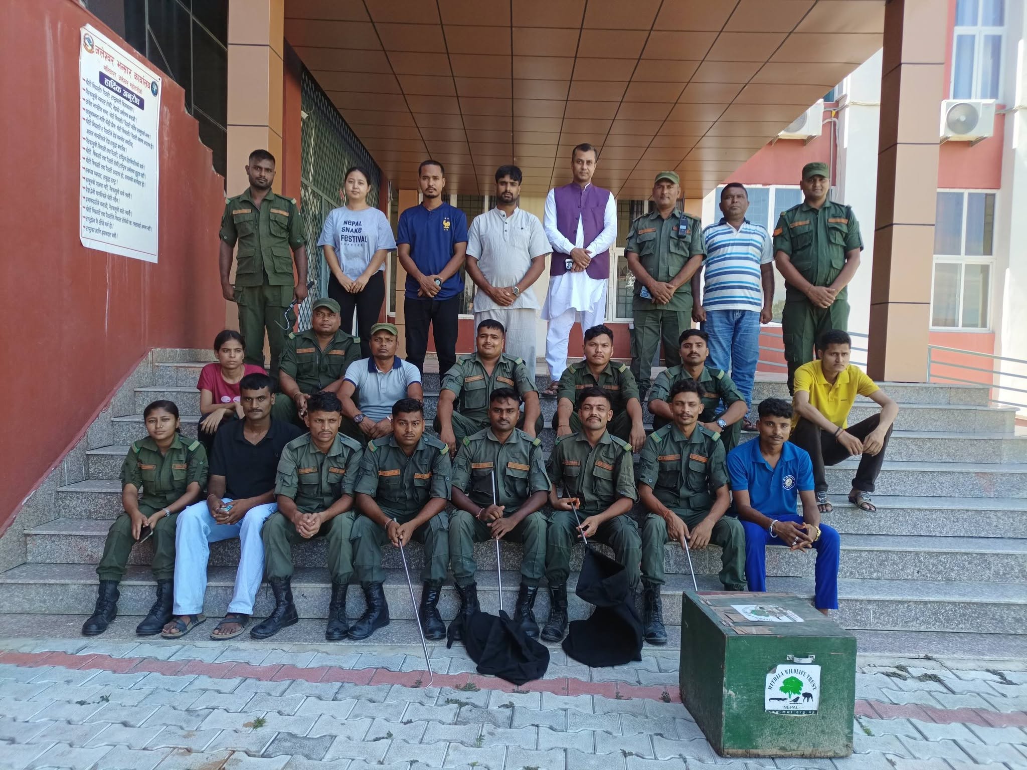 Group of Emmergency Workers at Manra Shiswa Municipality, Mahottari