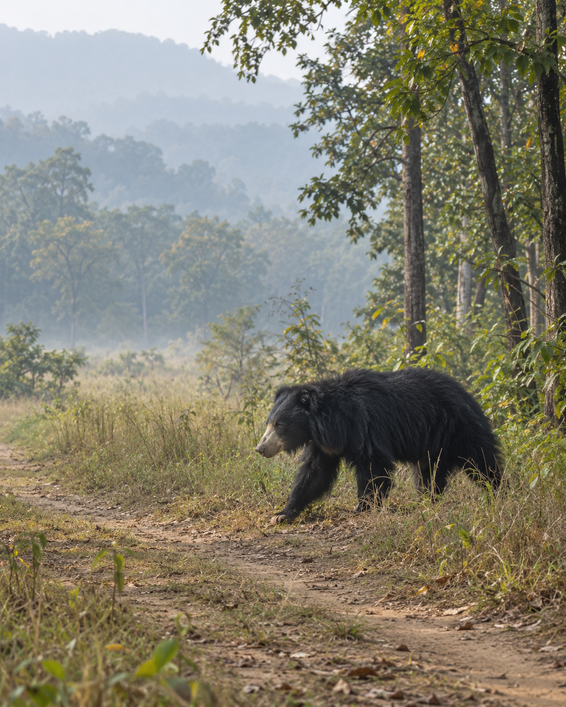 Sloth bear occupancy research